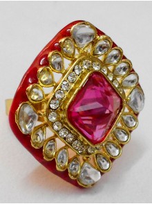 Kundan Finger Ring